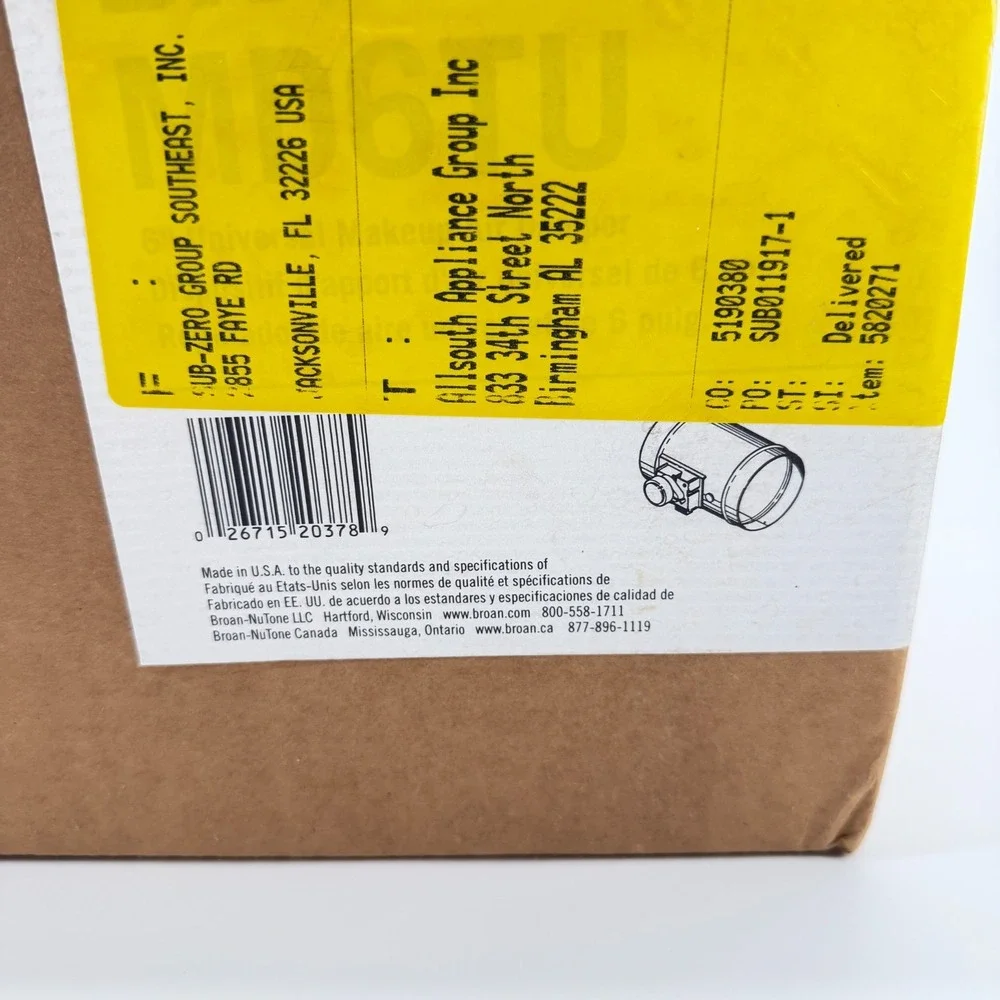 NuTone payment or brand